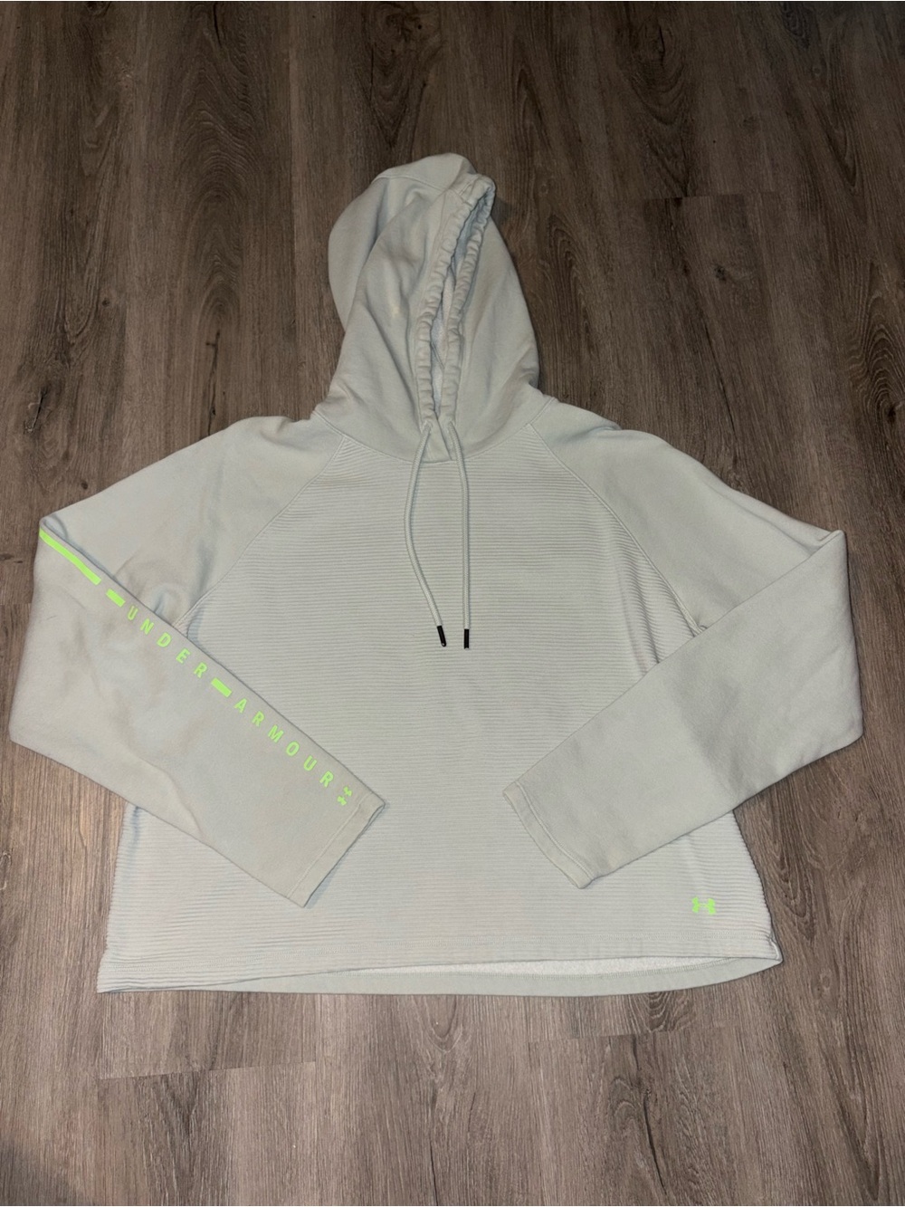 Under Armour | Green Ribbed Hoodie